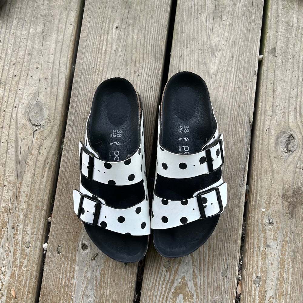 Birkenstock Polka Dot platform Sandals Papillo 38